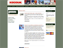 Tablet Screenshot of kocour.net